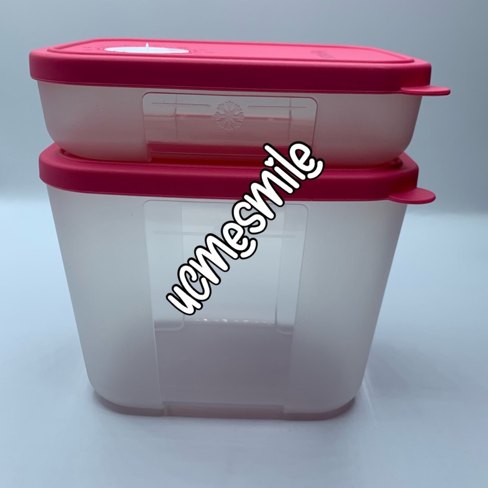 Tupperware FreezeSmart Rectangular Freezer Storage Container Set - Picture 2 of 7